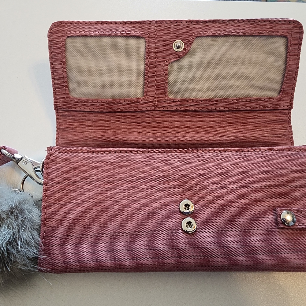 Kipling Rubi Large Wristlet Wallet with Keychain - Picture 2 of 5